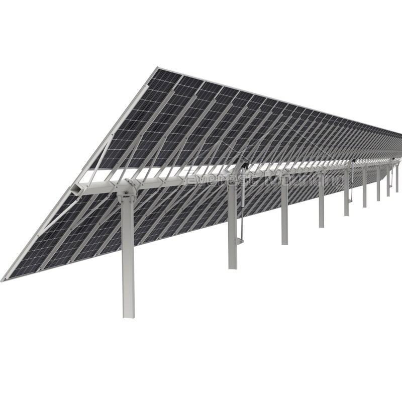 Multi-Drive 2PM One axis Solar Tracking System