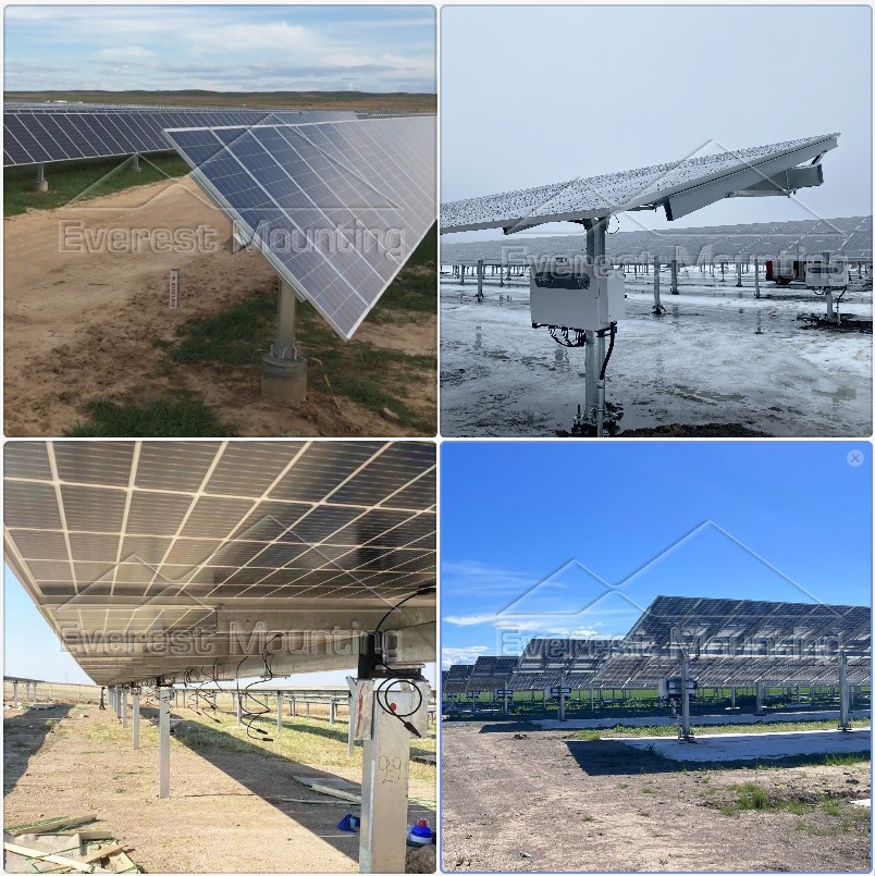 single axis solar tracking system