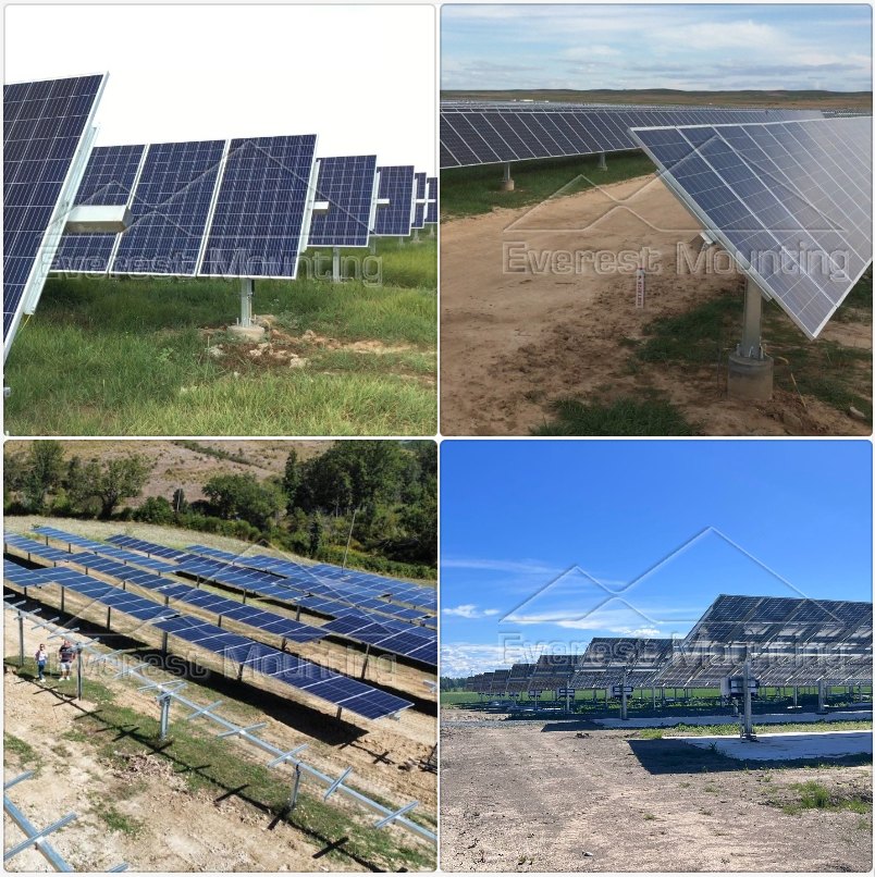 single axis solar tracking system
