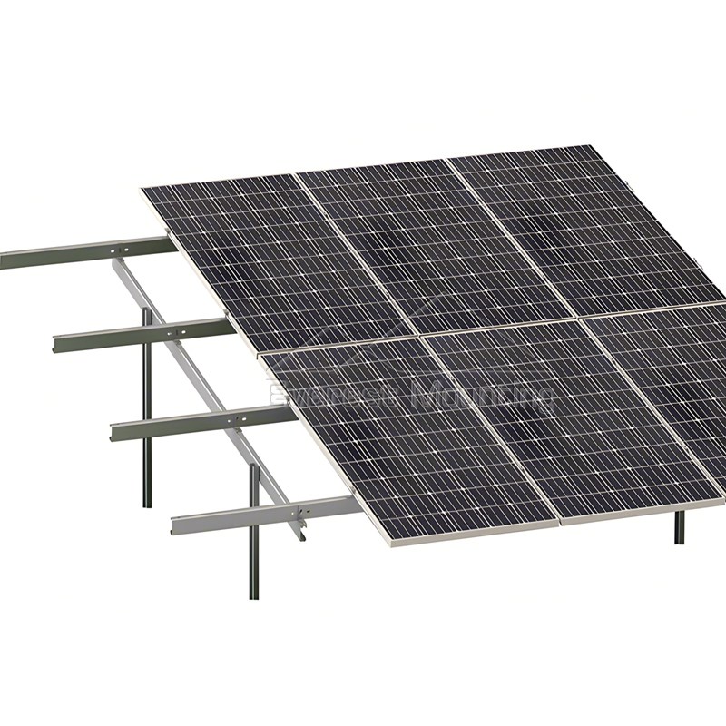 1MW Carbon Steel Solar Ground Mounting System