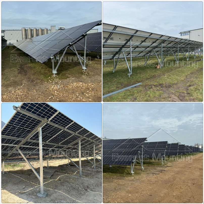 solar ground mount structure