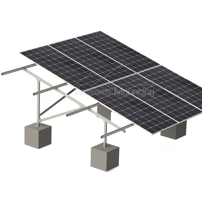 Zn-Al-Mg Coated Steel Solar Ground Mounting Structure