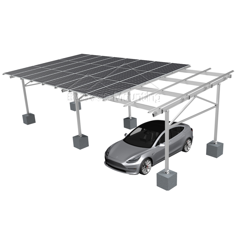 Waterproof Aluminum Solar Carport Mounting Structure