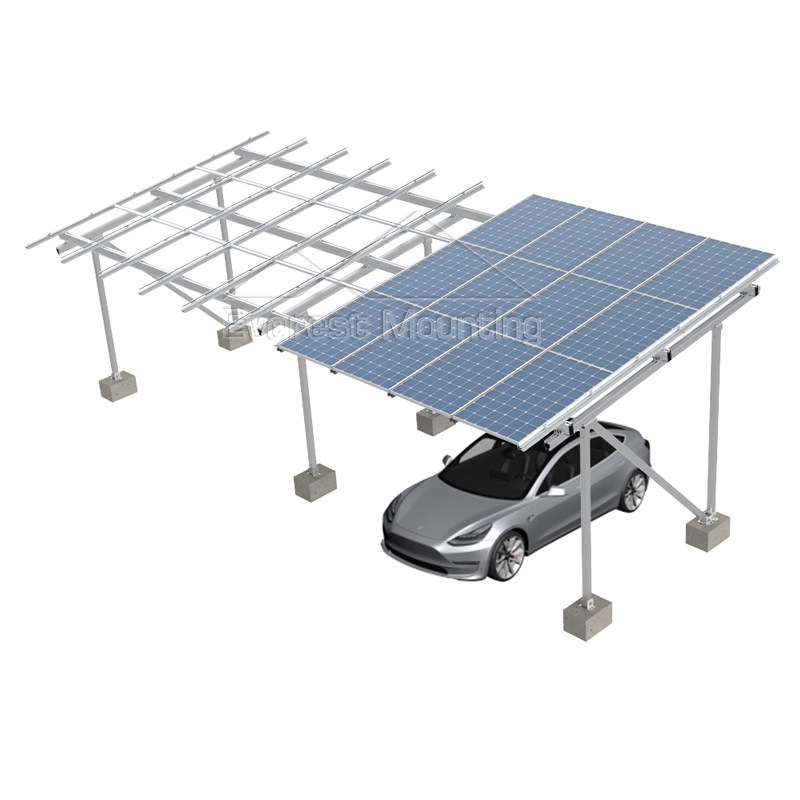 solar carport mounting system