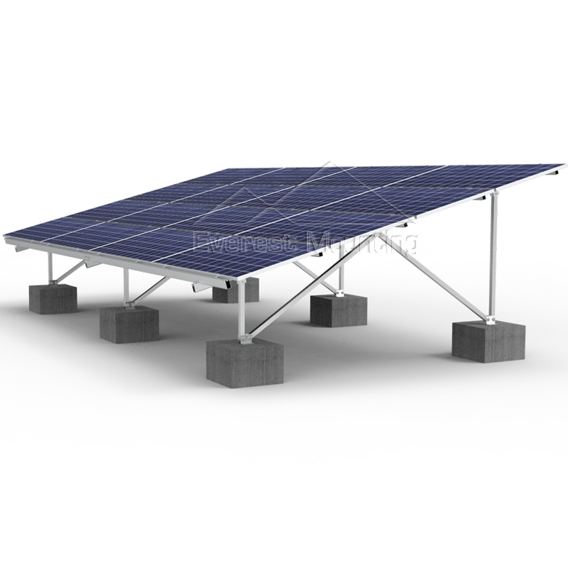 10KW Aluminum Solar Mounting System Ground Bracket
