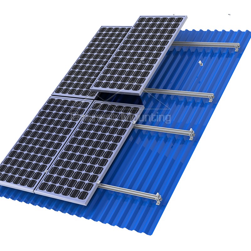 OEM Custom Solar Tin Roof Mounting System with Solar L Feet