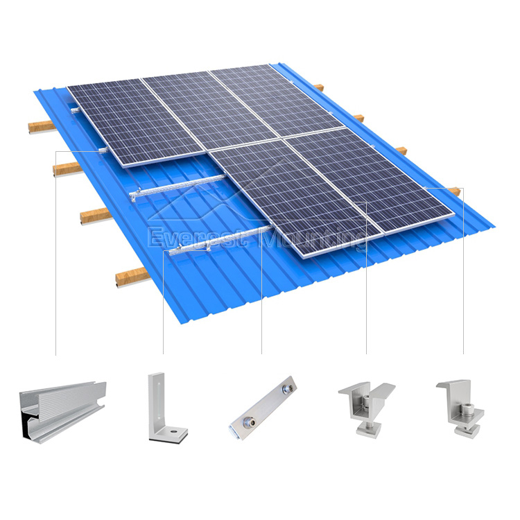 metal roof solar mounting system