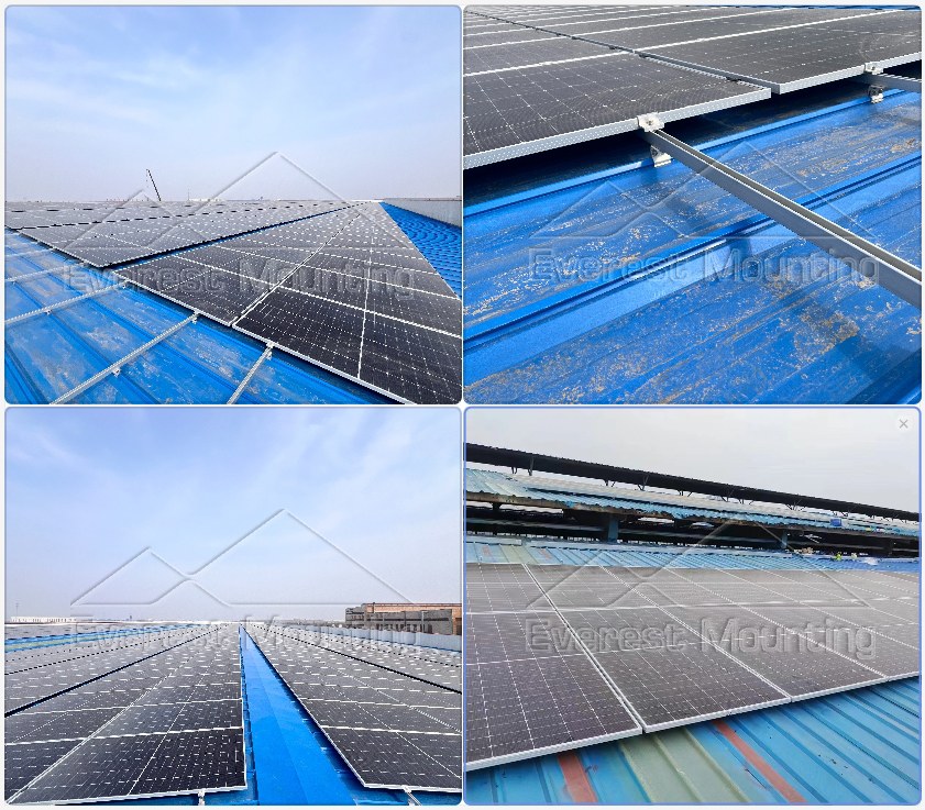 solar roof mounting system