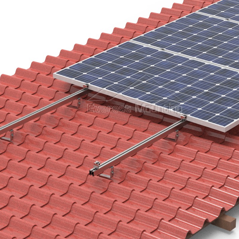 10KW Solar Tile Roof Mounting Bracket Manufacturer