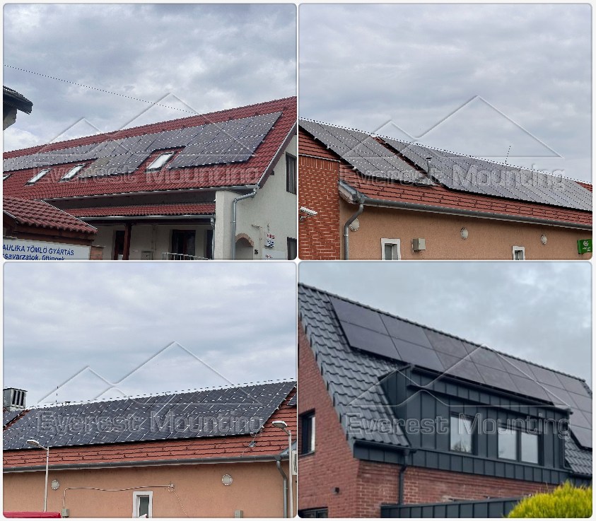 solar roof mounting system