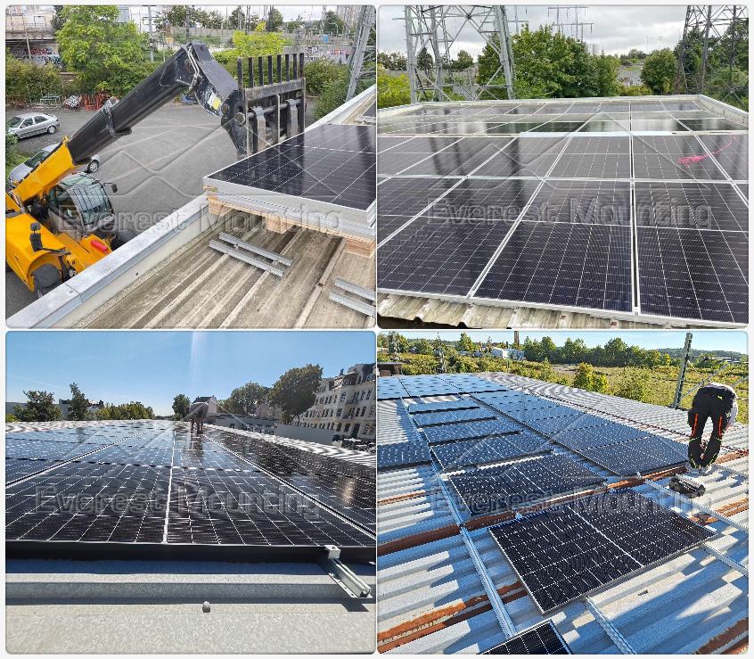 solar roof mounting system