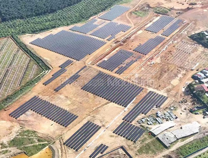 75MW ZAM Steel Solar Ground Mount Rack Project